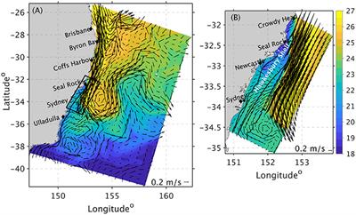 Shelf Transport Pathways Adjacent to the East Australian Current Reveal Sources of Productivity for Coastal Reefs